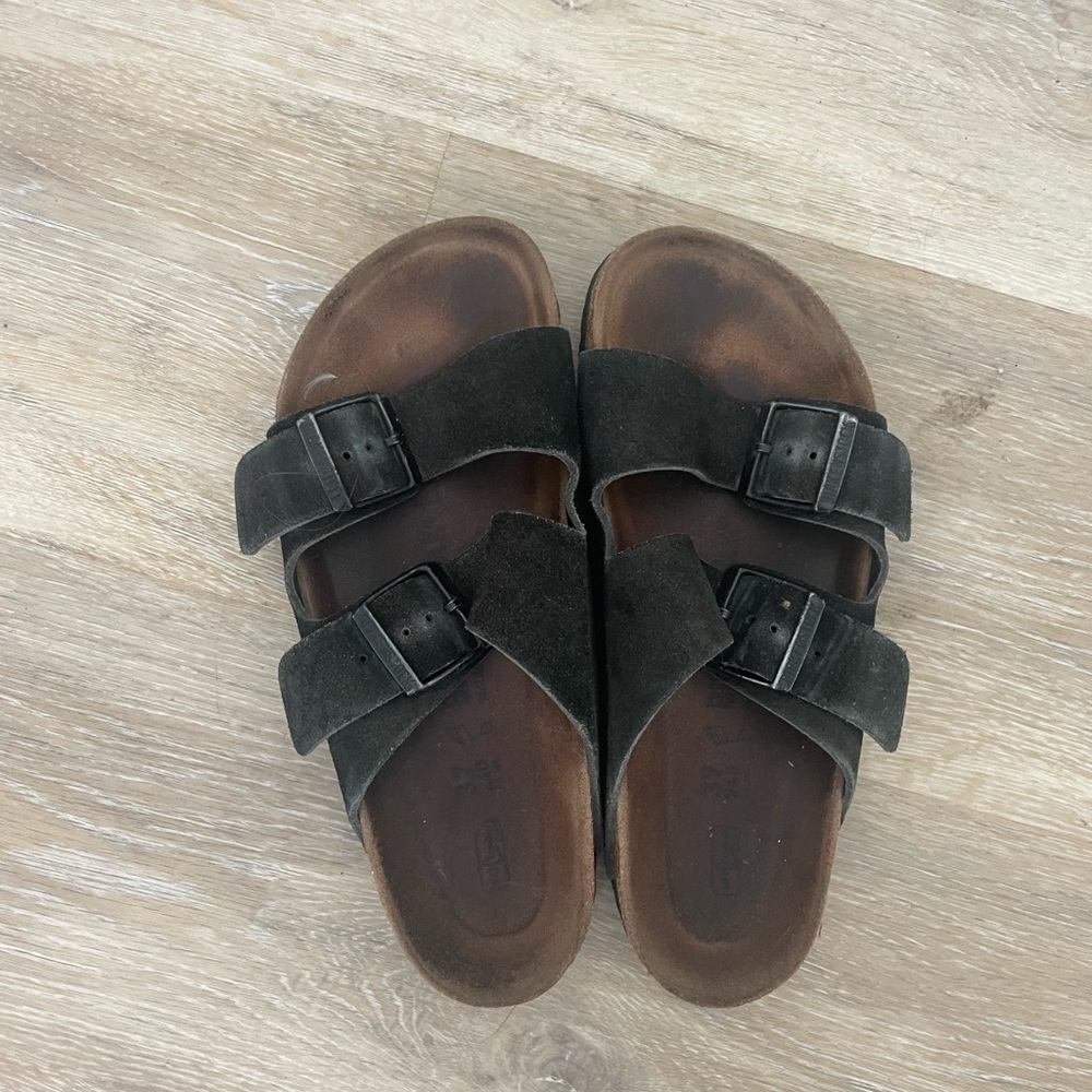 Forest Green Birkenstocks